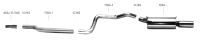 Bastuck Exhaust System - 96-08 Ford Ka RBT
