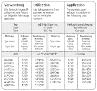 Bastuck Sport Exhaust - 96-08 Ford Ka RBT