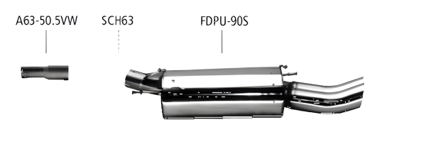 Bastuck Sport Exhaust - Ford Puma