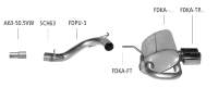 Bastuck Sport Exhaust central - Ford Puma