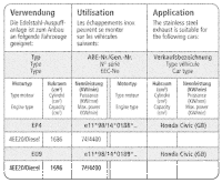 Bastuck Komplettanlage - 01-06 Honda Civic Diesel