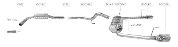 Bastuck Exhaust System - 06-11 Honda Civic