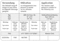Bastuck Exhaust System - 06-11 Honda Civic Type-R