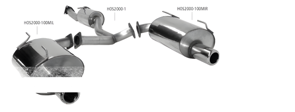 Bastuck Exhaust System - Honda S2000