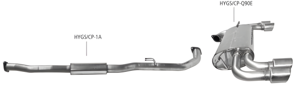Bastuck Exhaust System - Hyundai Genesis Coupé 2.0T
