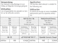 Bastuck Komplettanlage - Hyundai Genesis Coupé 2.0T