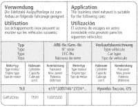 Bastuck Komplettanlage - 15-18 Hyundai Tucson TLE 1.6T