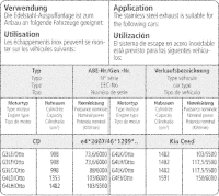 Bastuck Komplettanlage - 18+ Kia Ceed CD