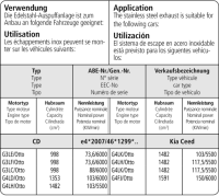 Bastuck Sportauspuff - 18+ Kia Ceed CD