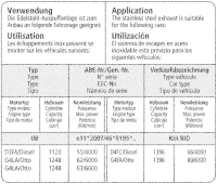 Bastuck Komplettanlage - Kia Rio