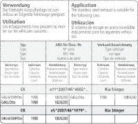 Bastuck Exhaust System - Kia Stinger 2.0 T-GDI