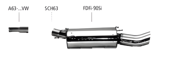 Bastuck Sport Exhaust - Mazda 121