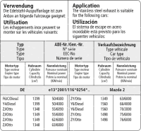 Bastuck Sportauspuff - 07+ Mazda 2 DE