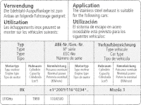 Bastuck Sportauspuff - Mazda 3 BK 2.0 Benziner (ohne Kombi)