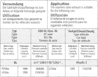 Bastuck Exhaust System - 09+ Mazda 3 BL 2.0 110kW Petrol...