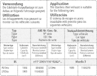 Bastuck Sport Exhaust - 09+ Mazda 3 BL 2.0 110kW Petrol (w/o DISI)