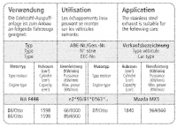 Bastuck Komplettanlage - 89-98 Mazda MX-5 NA