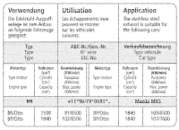 Bastuck Komplettanlage - 98-05 Mazda MX-5 NB