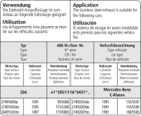 Bastuck Exhaust System - 18+ Mercedes C-Class W205...