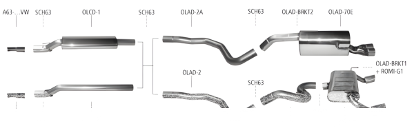 Bastuck Exhaust System - Opel Adam