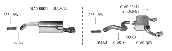 Bastuck Sport Exhaust - Opel Adam