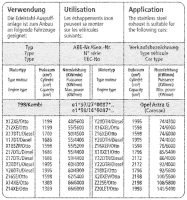 Bastuck Komplettanlage - Opel Astra G Caravan