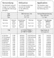 Bastuck Komplettanlage - Opel Astra G Schrägheck