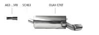 Bastuck Sport Exhaust - Opel Astra H Caravan