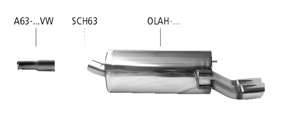 Bastuck Sport Exhaust - Opel Astra H incl. GTC