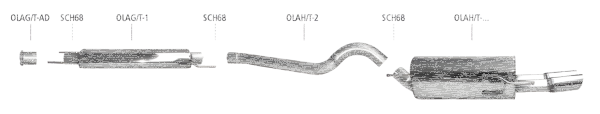 Bastuck Exhaust System - Opel Astra H Turbo incl. OPC + GTC