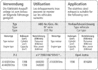 Bastuck Exhaust System - Opel Astra J Petrol (w/o Caravan)