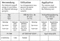 Bastuck Komplettanlage - Opel Astra J GTC Benziner (ohne Caravan)