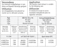 Bastuck Komplettanlage - Opel Astra J GTC Turbo Benziner (3 Schalldämpfer/ ohne Caravan)