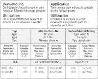 Bastuck Komplettanlage - Opel Astra K 1.4 (ohne Sports...