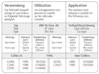 Bastuck Komplettanlage - Opel Calibra 2.0/ Turbo/ V6
