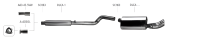Bastuck Exhaust System - Opel Corsa A
