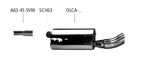 Bastuck Sportauspuff - Opel Corsa A