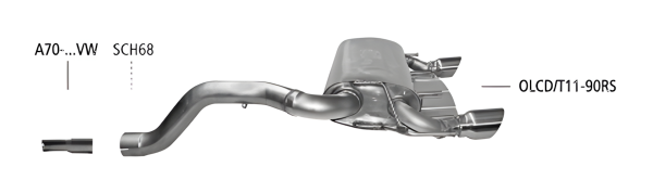 Bastuck Sportauspuff - 11+ Opel Corsa D Turbo inkl. Nürburgring Edition