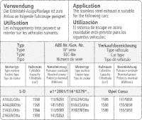 Bastuck Sportauspuff - 11+ Opel Corsa D Turbo inkl. Nürburgring Edition