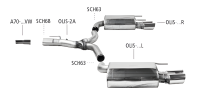 Bastuck Sport Exhaust - Opel Insignia A Limousine 4WD