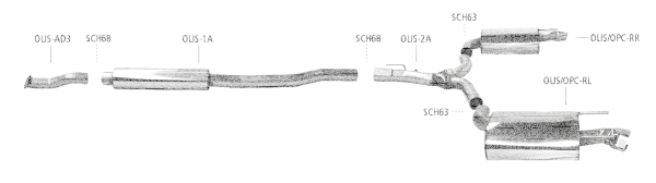 Bastuck Exhaust System - Opel Insignia A Estate OPC