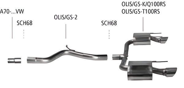Bastuck Sport Exhaust - 18+ Opel Insignia B Grand Sport (incl. Sports Tourer)