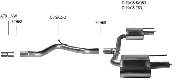 Bastuck Sportauspuff - 18+ Opel Insignia B Grand Sport GSI (inkl. Sports Tourer)