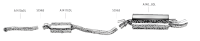 Bastuck Exhaust System - Opel Omega B Caravan 4-Cylinder