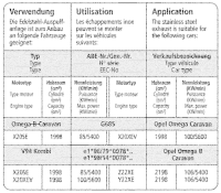 Bastuck Komplettanlage - Opel Omega B Caravan 4-Zylinder