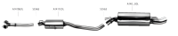 Bastuck Exhaust System - Opel Omega B Caravan 6-Cylinder