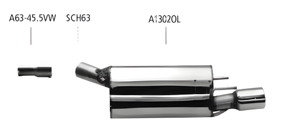 Bastuck Sport Exhaust - Opel Tigra S93 Coupé