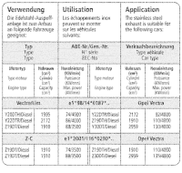 Bastuck Komplettanlage - Opel Vectra C Limousine (Diesel...