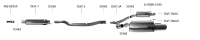 Bastuck Exhaust System - Opel Vectra C Limousine OPC