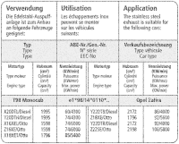 Bastuck Komplettanlage - Opel Zafira I
